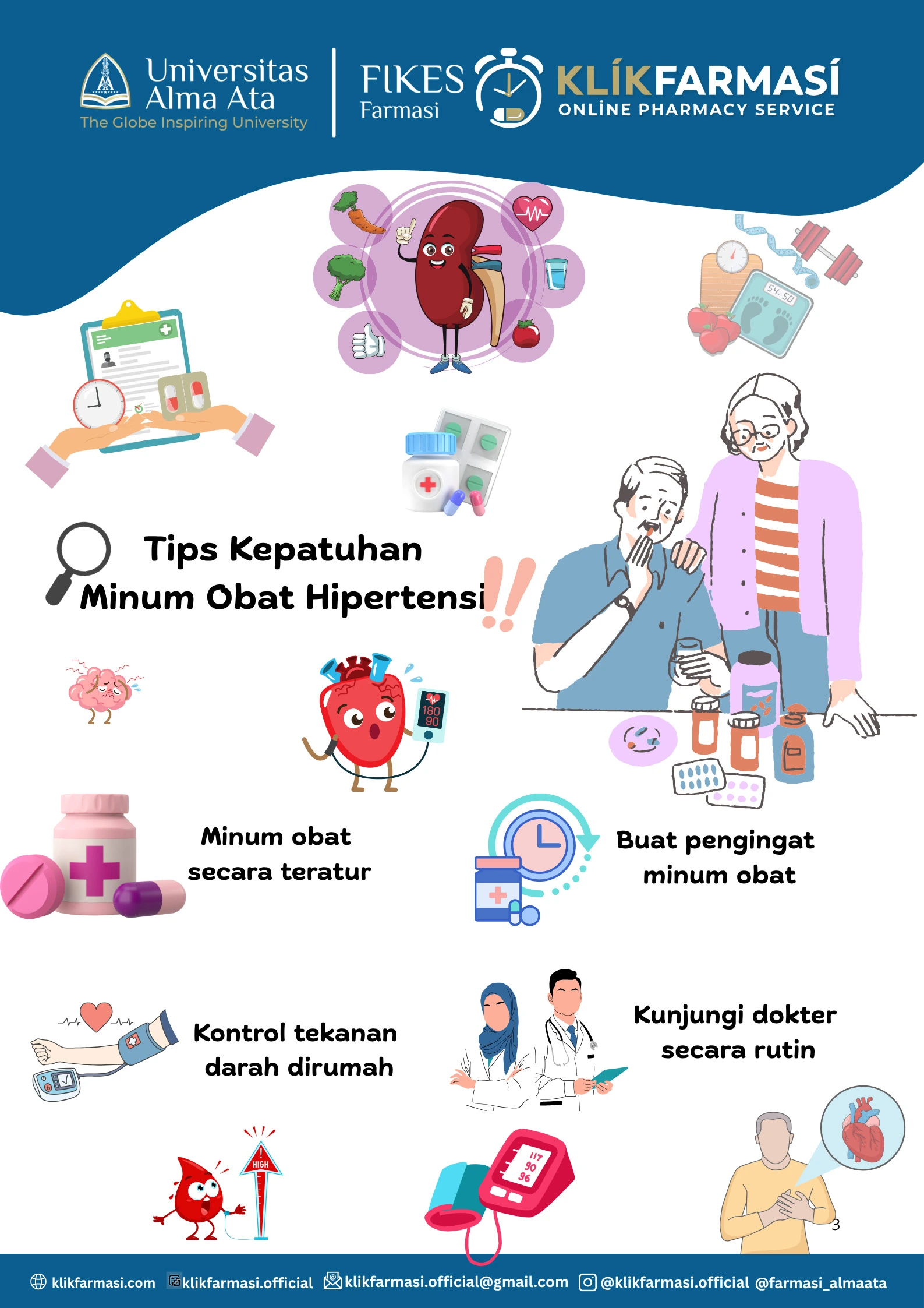 Kepatuhan Minum Obat - Materi edukasi hipertensi untuk download